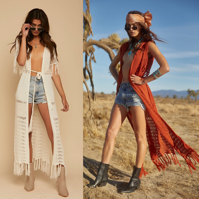 ”Tessa” - Tassel Knitted Cardigan