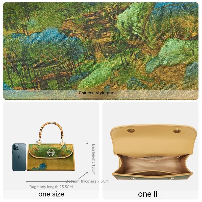 "Jin" Silk Crossbody Bag