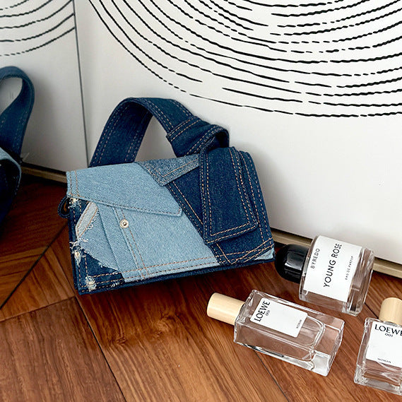 "Boojiboo" Denim Crossbody Bag
