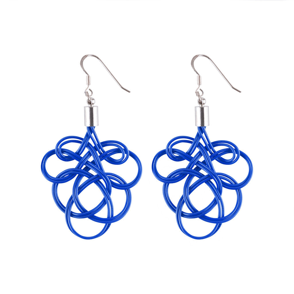 Flamenco Upcycled Electrical Wire Earrings (5 Colours Available)-5