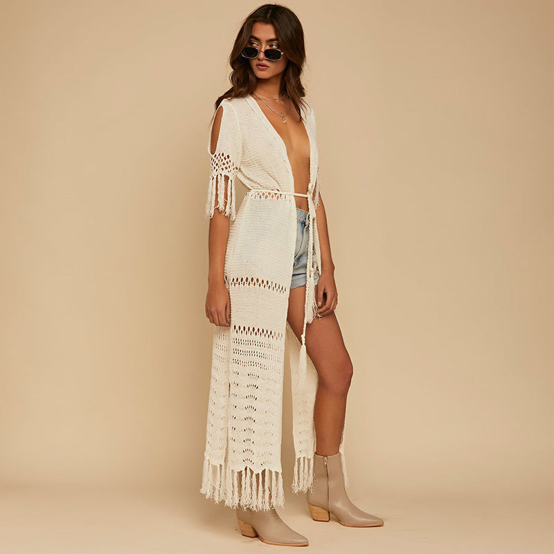 ”Tessa” - Tassel Knitted Cardigan