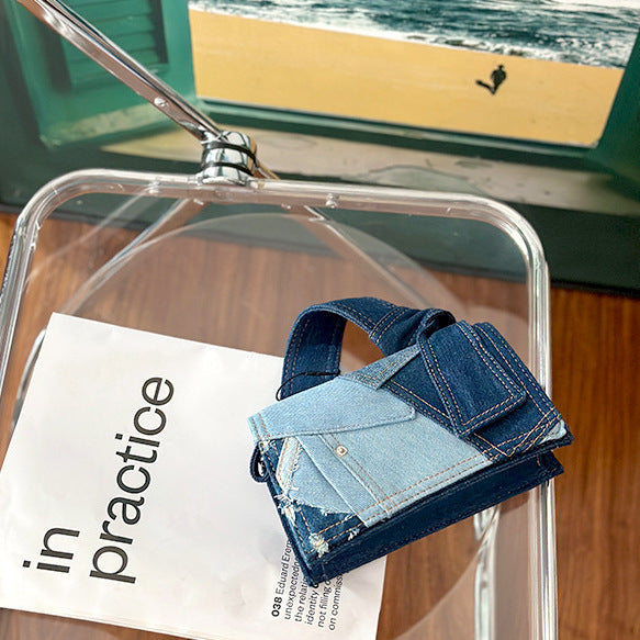 "Boojiboo" Denim Crossbody Bag