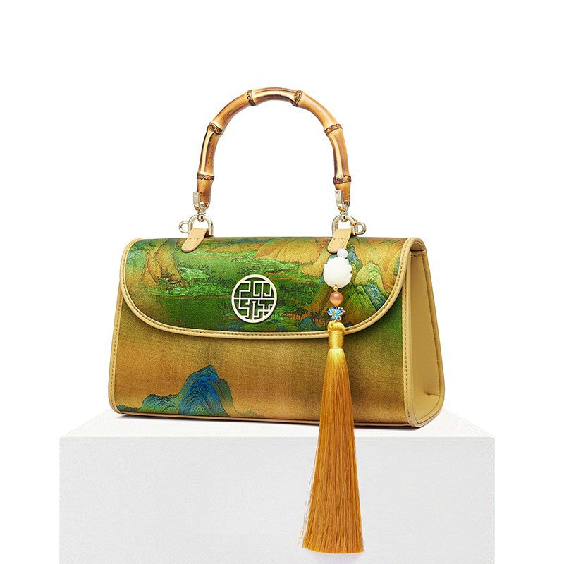 "Jin" Silk Crossbody Bag