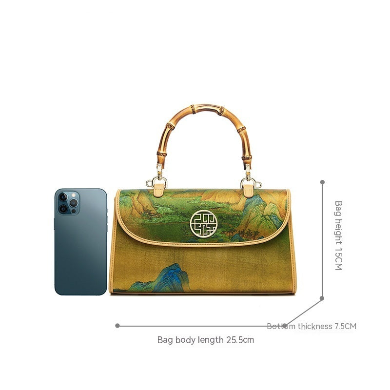 "Jin" Silk Crossbody Bag