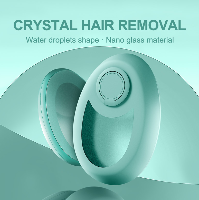 Crystal Hair Removal and Exfoliation Device - Magically Erase Body Hair