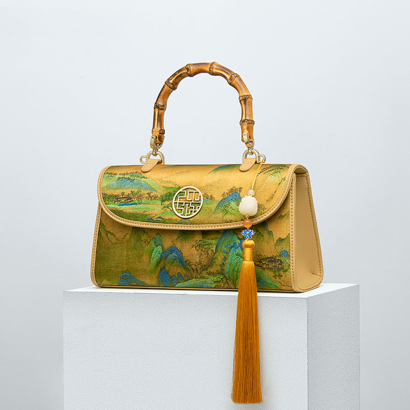 "Jin"  Silk Crossbody Bag