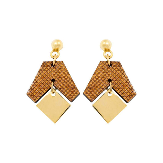 Cacah Gori Recycled Wood Earrings-1