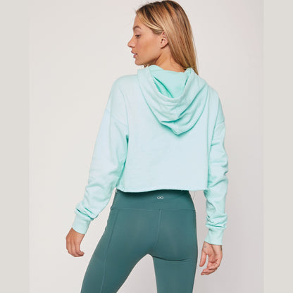 Rebody French Terry Crop Hoodie