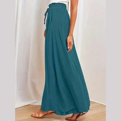"Millicent" - High Waist Drawstring Pants